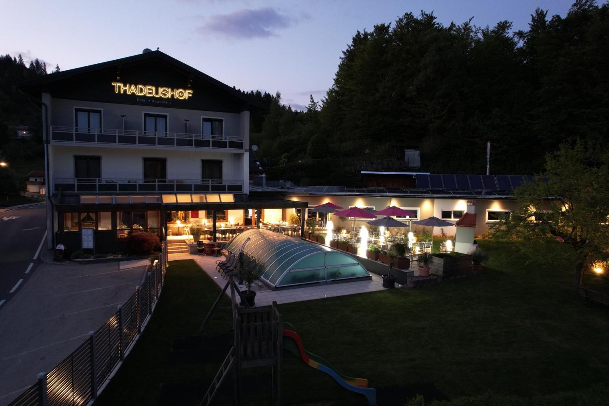 Hotel Restaurant Thadeushof Techelsberg Kültér fotó