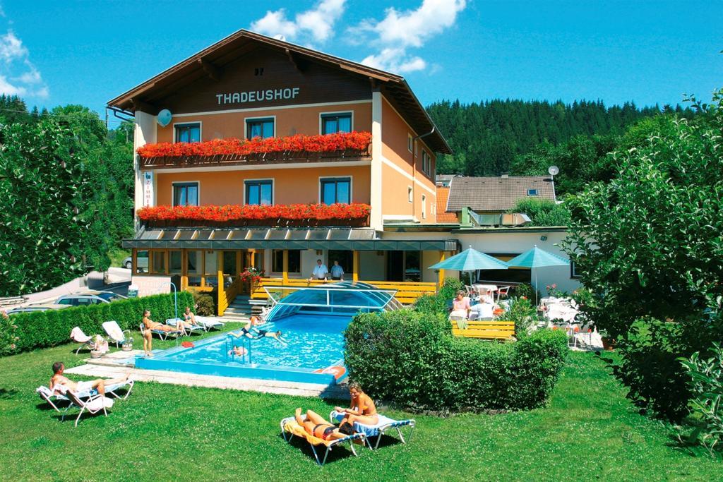 Hotel Restaurant Thadeushof Techelsberg Kültér fotó